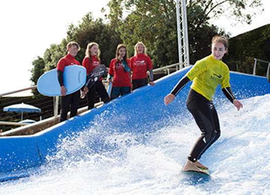 Celebrate in surfing style with a FlowRider™ Party!