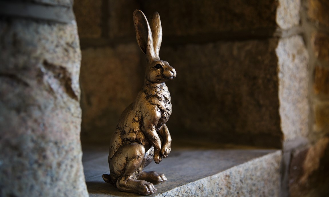 Greenhills' mascot, the hare