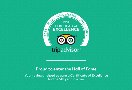 All 3 Seymour Hotels Enter TripAdvisor Certificate of Excellence Hall of Fame