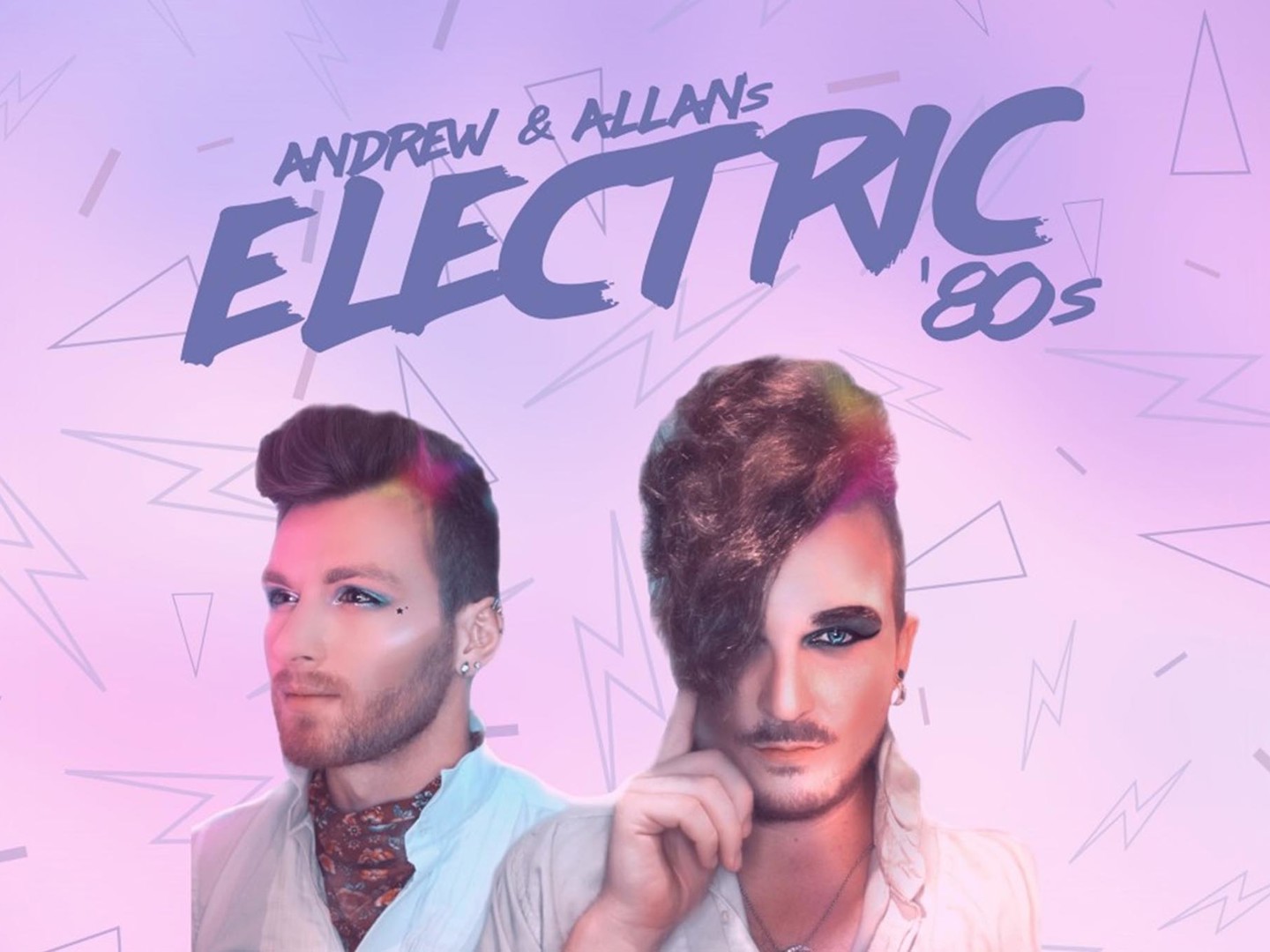 Electric 80s composite image