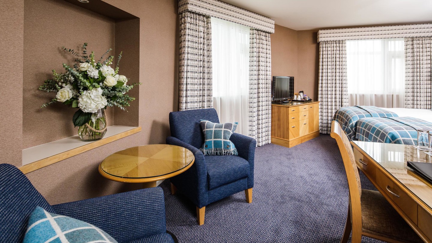 Superior Town View Room Seating Area