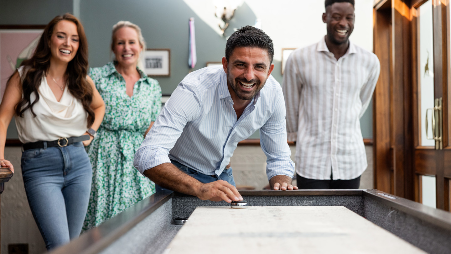 Shuffleboard at Trunk Social Club