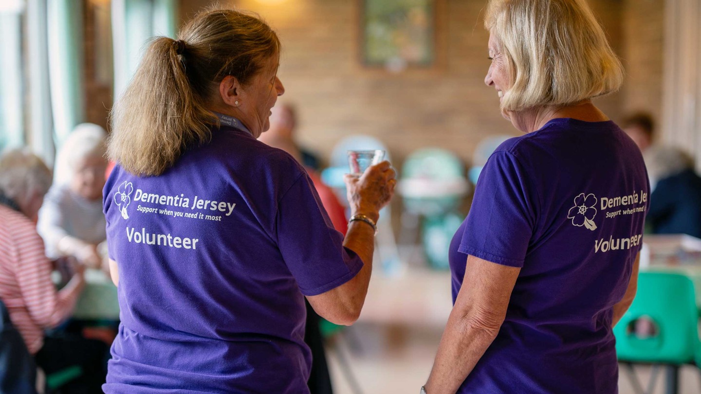 Dementia Jersey Home Page Main Image Volunteers