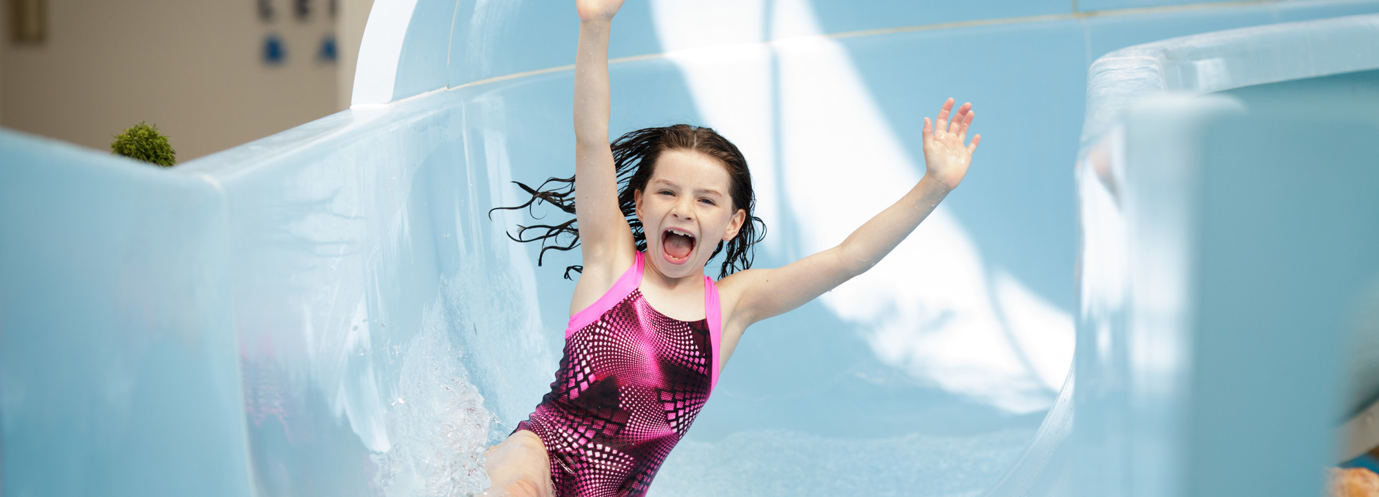 Aquadome Slide. Girl 9