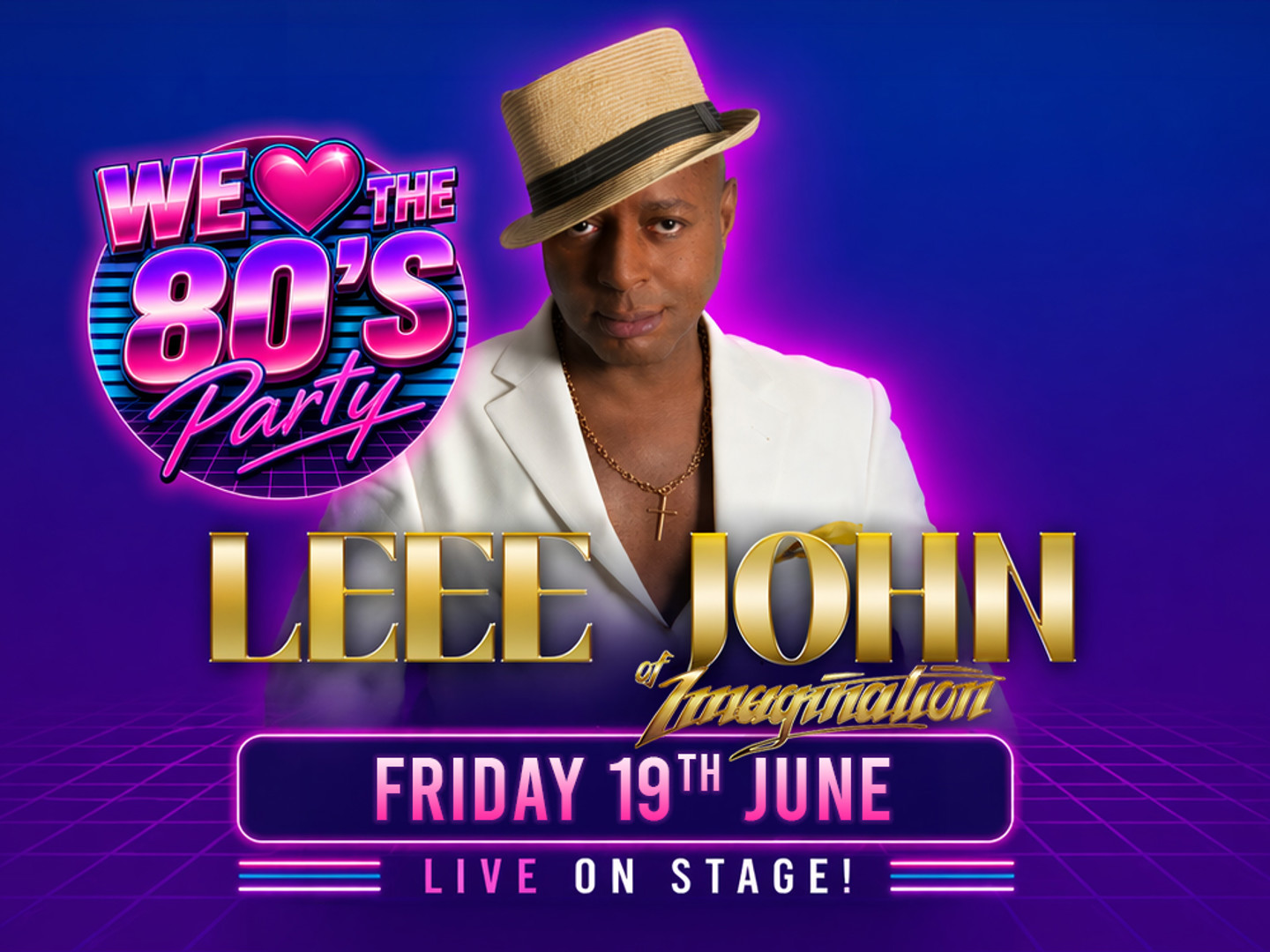 We Love The 80S Parties Imagination June ITH Banner