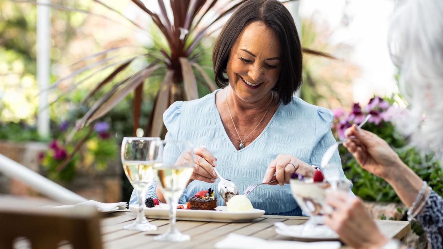 Dessert on the Bonetti’s Terrace